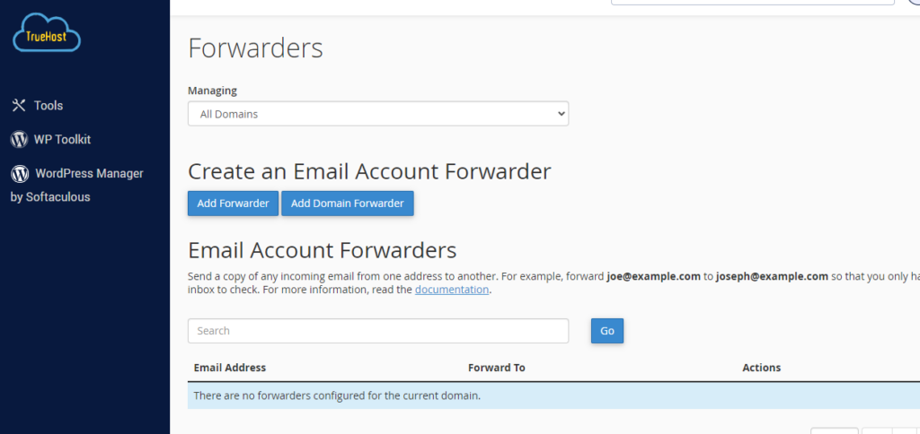 Configuring Email Forwarding