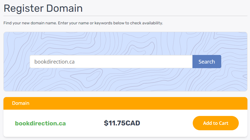 Getting a Domain Name for emails in canada