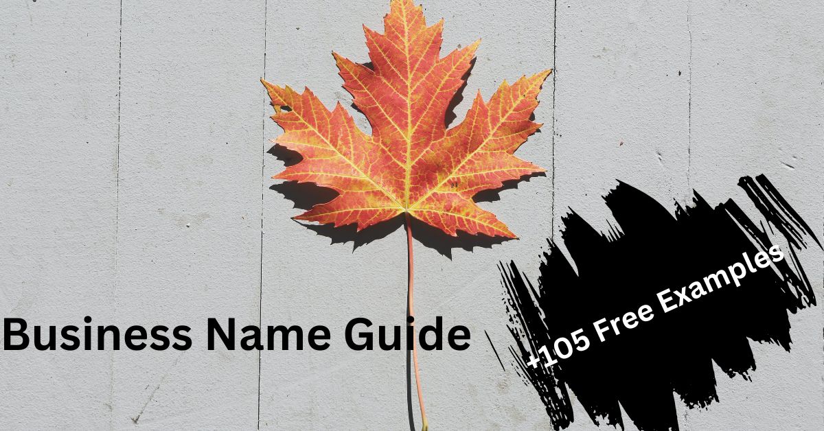 Maple leaf and text