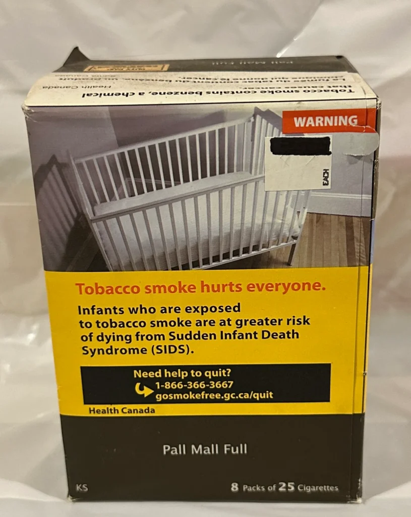 Pall Mall cigarettes canada