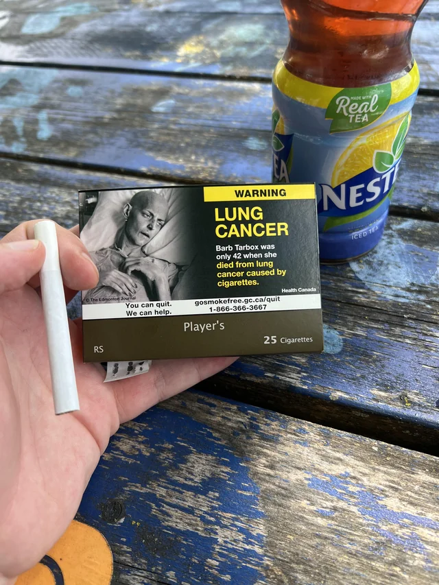 Player’s cigarettes