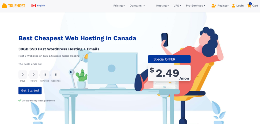benefits of using a .ca domain from truehost canada