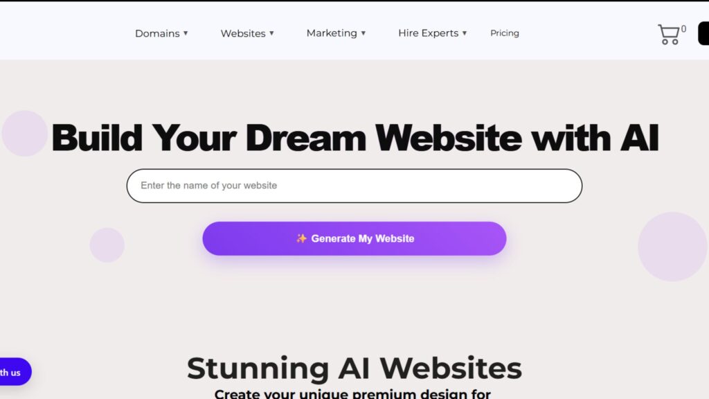 Olitt AI website builder