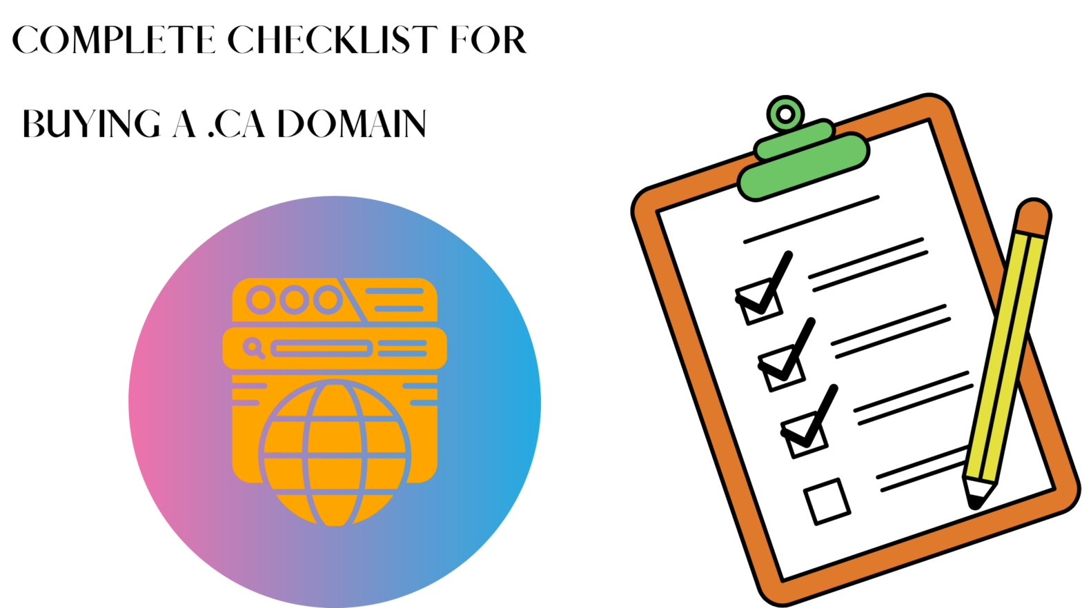 Complete Checklist for Buying a .CA Domain