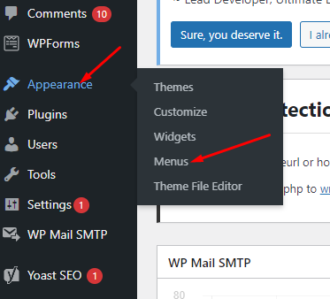 Create menus and navigation