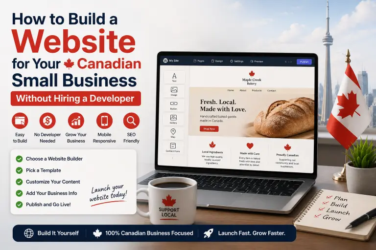 How to Build a Website for Your Canadian Small Business Without Hiring a Developer
