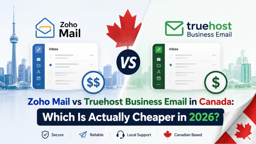 Zoho Mail vs Truehost Business Email in Canada: Which Is Actually Cheaper in 2026?