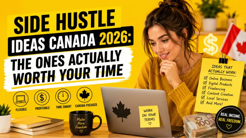 Side Hustle Ideas Canada 2026: The Ones Actually Worth Your Time