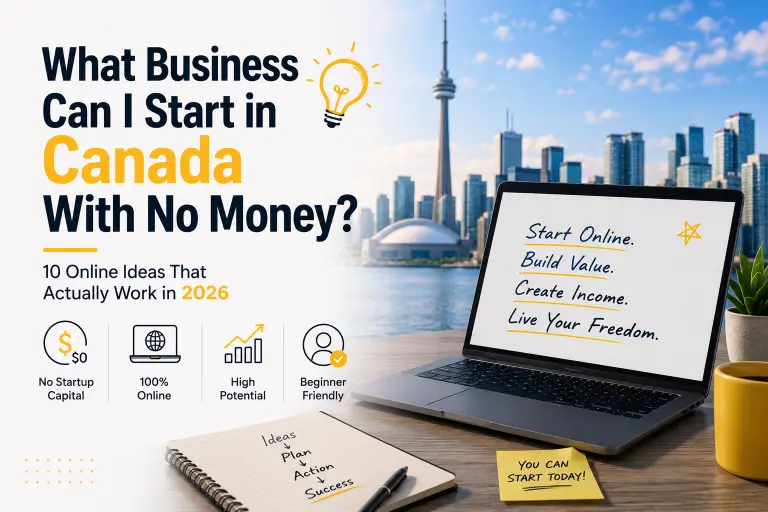 What Business Can I Start in Canada With No Money? 10 Proven Ideas for 2026